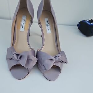 Ina Women's Lavender Bow Heels